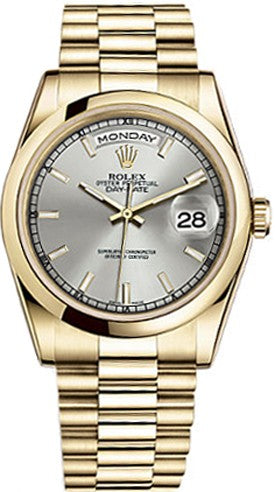 Rolex Day-Date 36 Luxury Watch 118208-0066