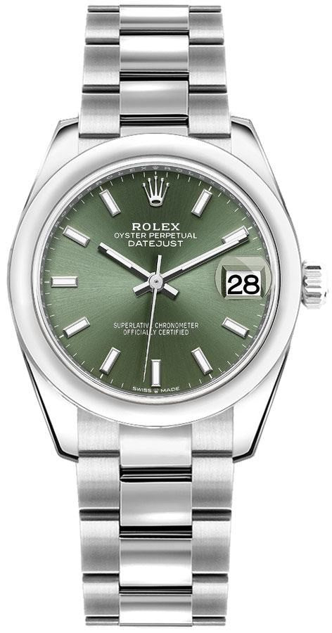 Rolex Datejust 31 Mint Green Dial Women's Watch 278240-0011