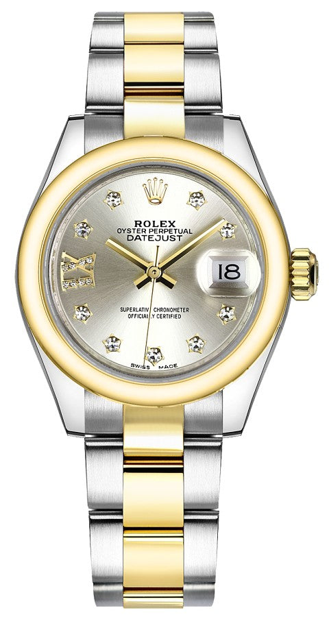 Rolex Lady-Datejust 28 Women's Steel & Gold Watch 279163