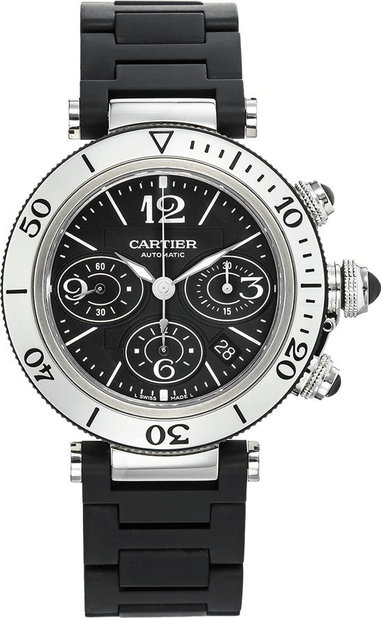 Cartier Pasha Steel Automatic Men's Watch W31088U2