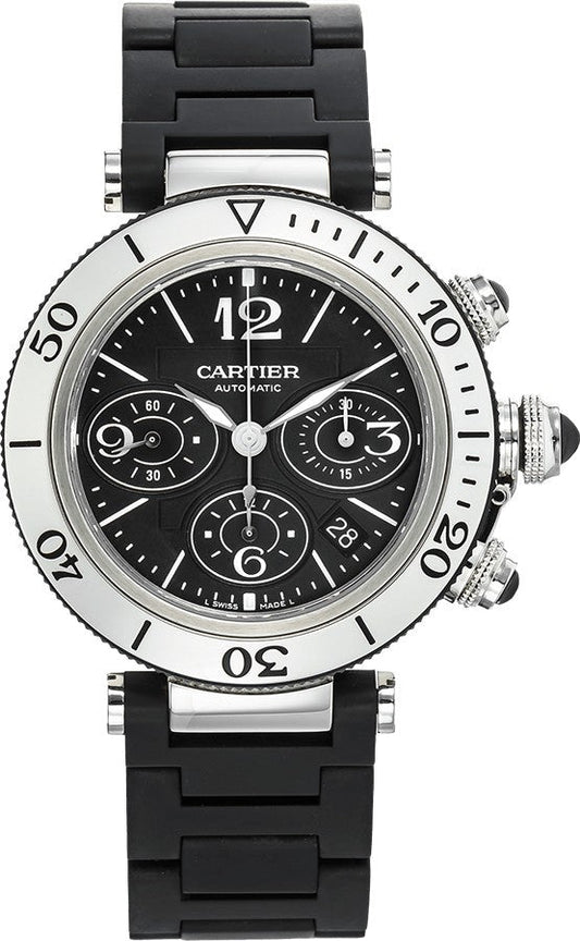 Cartier Pasha Steel Automatic Men's Watch W31088U2
