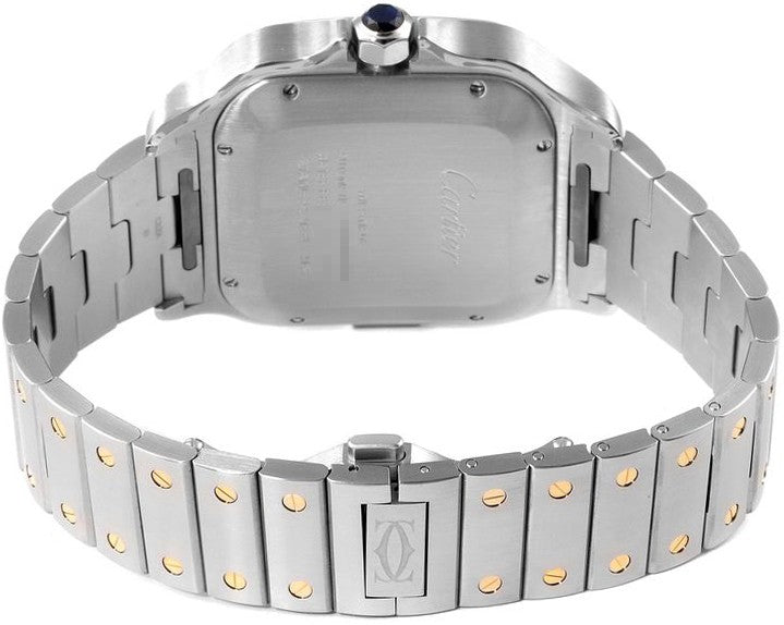 Cartier Santos De Cartier Chronograph Gold & Steel Men's Watch W2SA0008