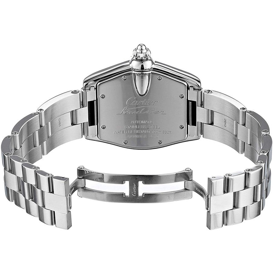 Cartier Roadster Sunray Silver Dial Stainless Men's Watch W62025V3