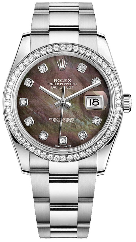 Rolex Datejust 36 Women's Pearl Watch 116244-0019