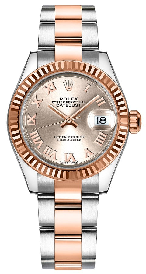 Rolex Lady-Datejust 28 Women's Gold & Steel Watch 279171-0006