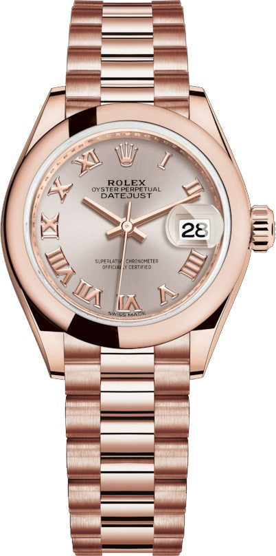 Rolex Lady-Datejust 28 President Bracelet Women's Watch 279165-0009