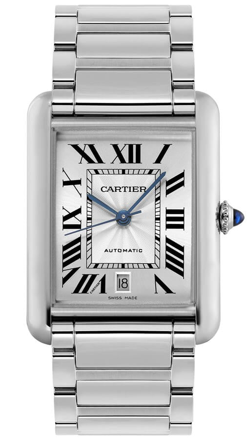 Cartier Tank Must Extra Large Steel Men's Watch WSTA0053