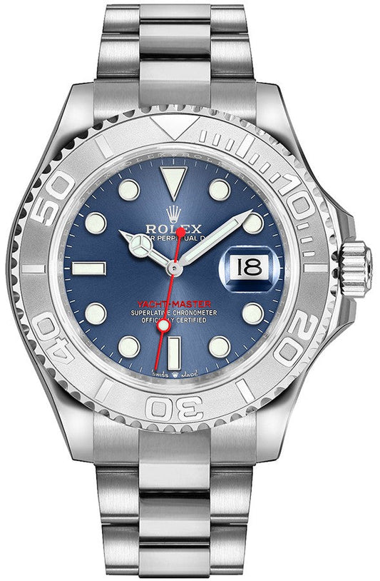 Rolex Yacht-Master 40 Platinum Bezel Men's Watch 126622-0002