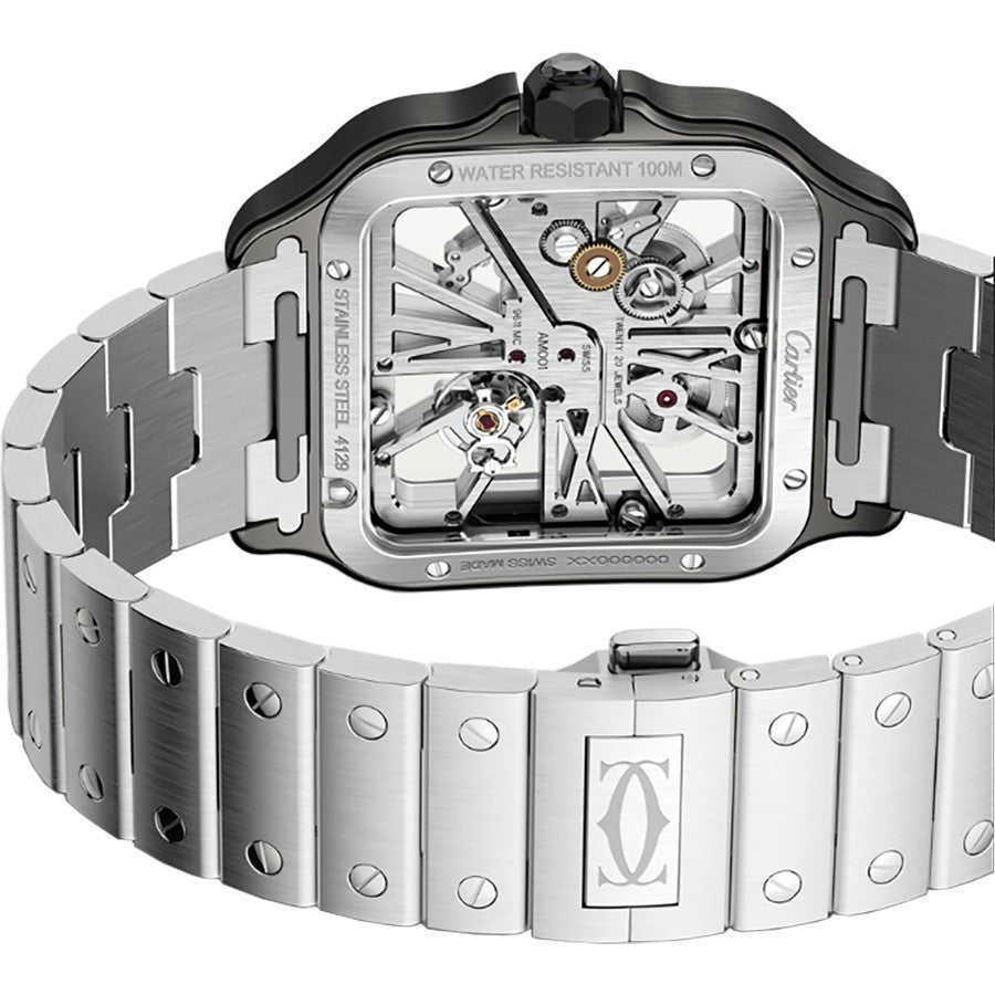 Cartier Santos De Cartier Large Manual Winding Men's Watch WHSA0027